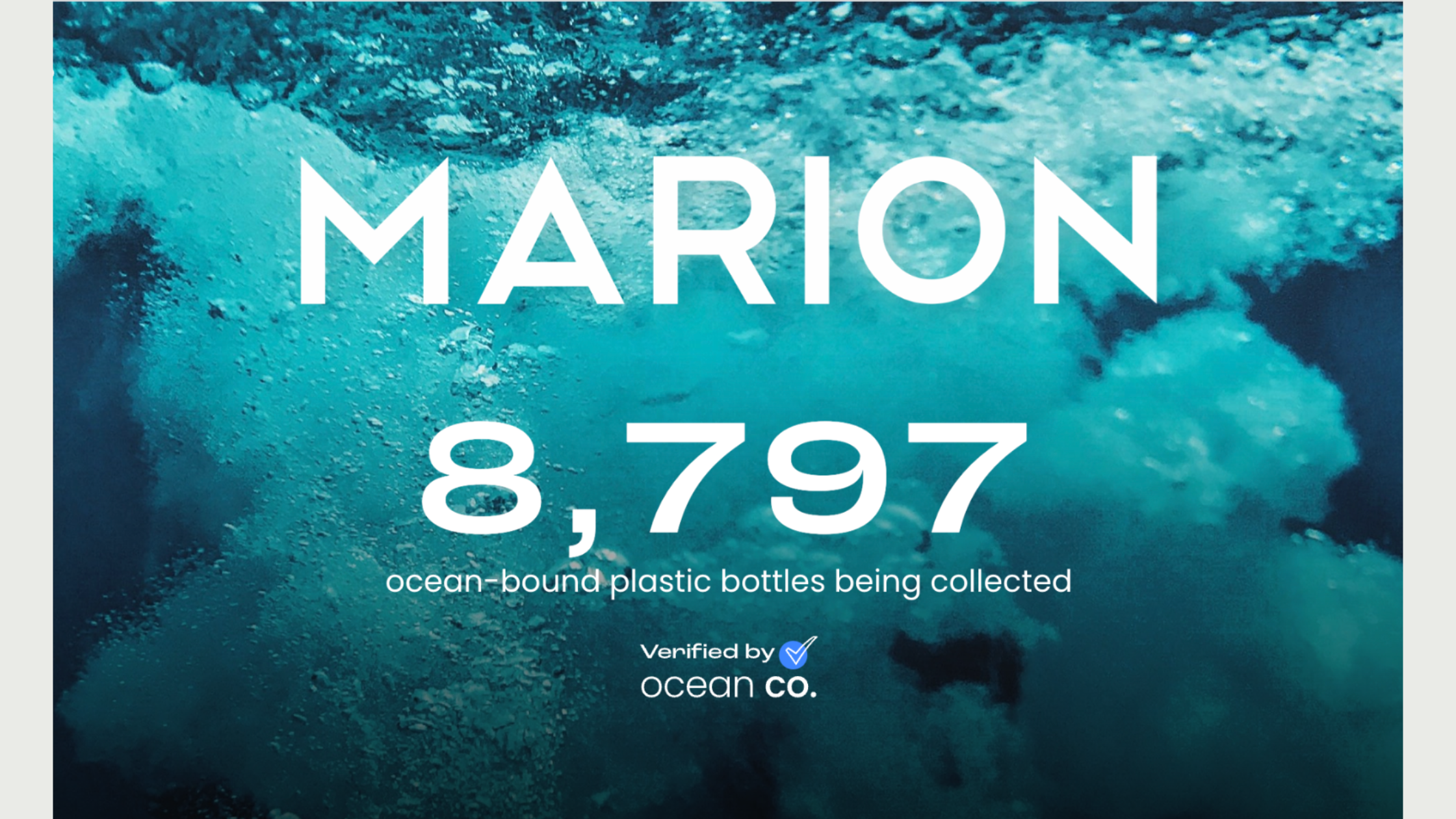 MARION Maternity leads sustainable pregnancy fashion through their partnership with Ocean Co, collecting plastic waste from the world's most polluted waterways. 