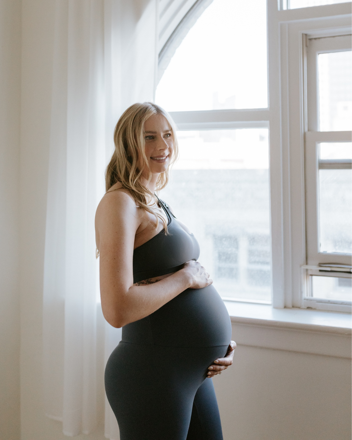 AXK CORE Curve Maternity Legging - Blue
