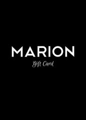 Gift card for MARION luxury maternity and nursing fashion brand. MARION offers the best high end maternity and breastfeeding styles for business, wedding guest, baby shower, casual essentials, and events. Sustainable, petite and tall friendly brand offering designs cut with luxury Italian suiting fabrics, TENCELs, and recycled fibers. 