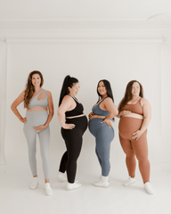 The Baby Mama Legging (NON SCRUNCH) - Baby Blues