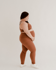 AXK CORE Classic Maternity Legging - Brown