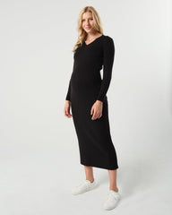 Our high quality black maternity sweater dress offers discreet nursing access. This long sleeve knit maternity office wear dress is petite friendly and fits tall mamas like a midi dress. Perfect for baby shower, maternity guest, or business attire. 

MARION offers high quality, flattering black maternity dresses for work, your baby shower, wedding guest outfits, party wear, church, and more. Shop the best black maternity dress for your pregnancy style with our stunning luxury collection.