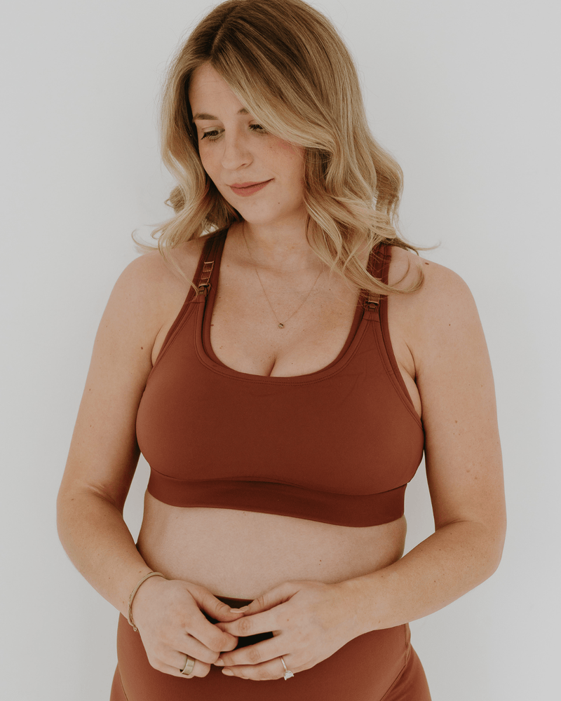 AXK CORE Full Support Nursing Bra - Brown