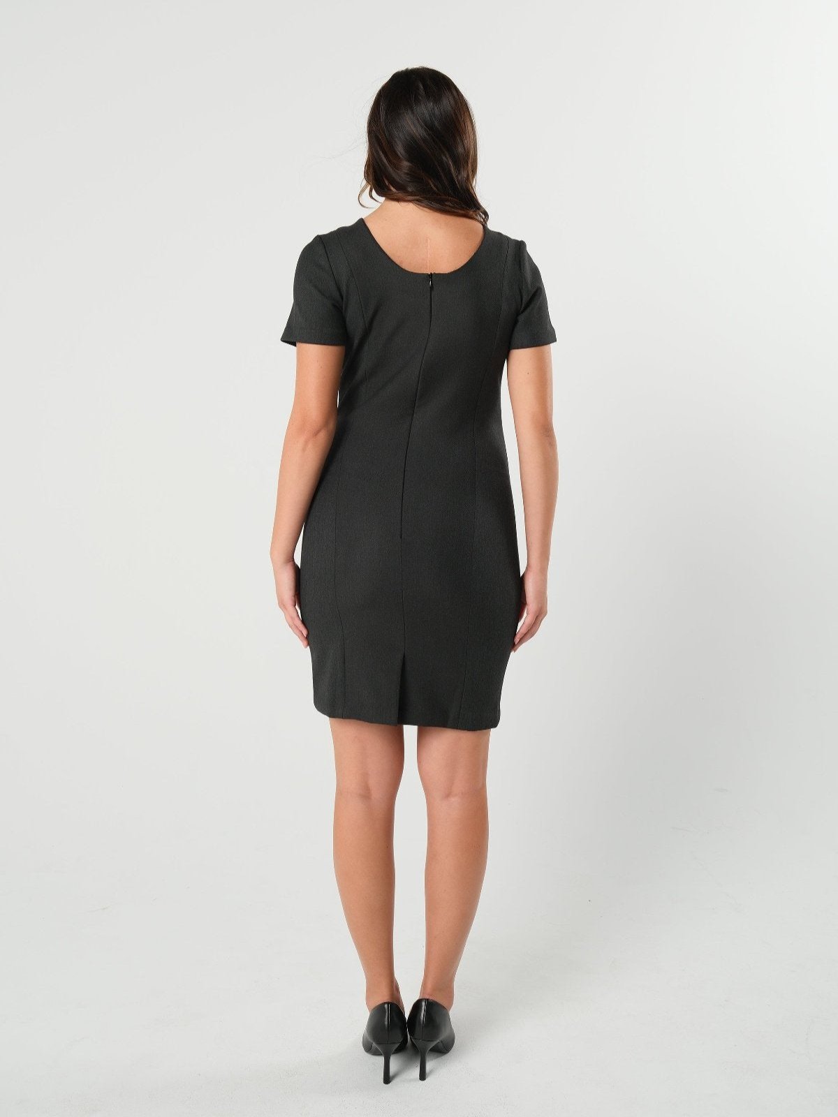 Charcoal grey work dress best sale