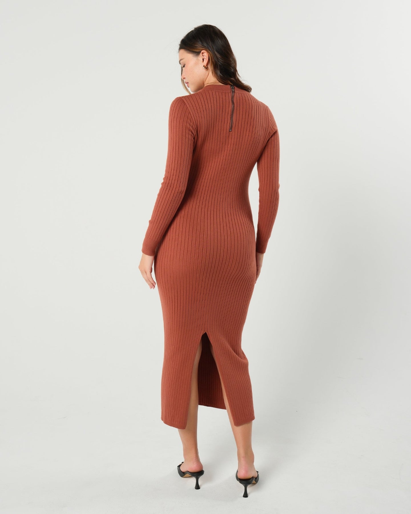Our premium quality copper orange maternity sweater dress offers discreet nursing access. This long sleeve knit dress has 100% 5-star reviews and is washable, petite friendly, and fits tall women beautifully as a midi dress. Perfect for baby shower, wedding guest, or business attire. 

MARION offers the best elevated, flattering maternity dresses of 2026 for work, your baby shower, wedding guest outfits, party and occasion wear, church, and more. 