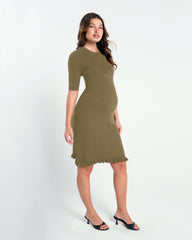 *NEW* Olive Knit Maternity Dress