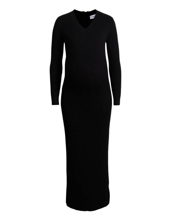 Our high quality black maternity sweater dress offers discreet nursing access. This long sleeve knit maternity office wear dress is petite friendly and fits tall mamas like a midi dress. Perfect for baby shower, maternity guest, or business attire. 

MARION offers elevated, flattering black maternity dresses for work, your baby shower, wedding guest outfits, party wear, church, and more. Shop the best black maternity dress for your pregnancy style with our stunning luxury collection.