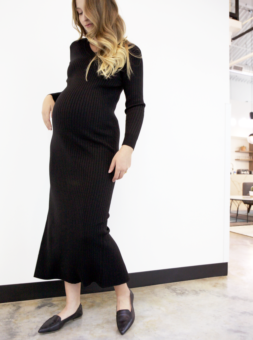 Shop Black Maternity Dress Pants - MARION Maternity