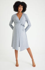 Sleep Well Maternity/Nursing Nightgown & Robe Set