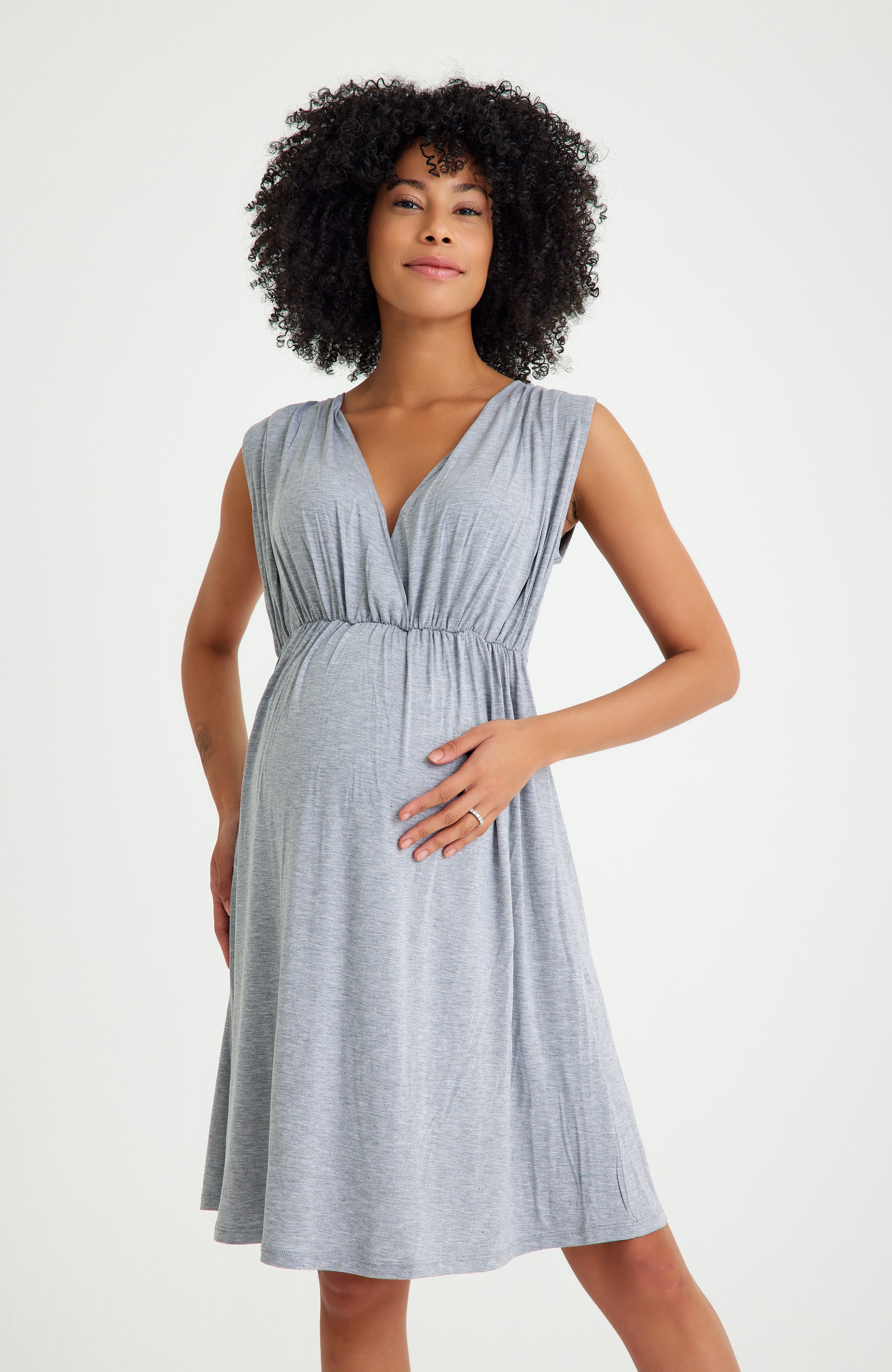 Sleep Well Maternity/Nursing Nightgown & Robe Set