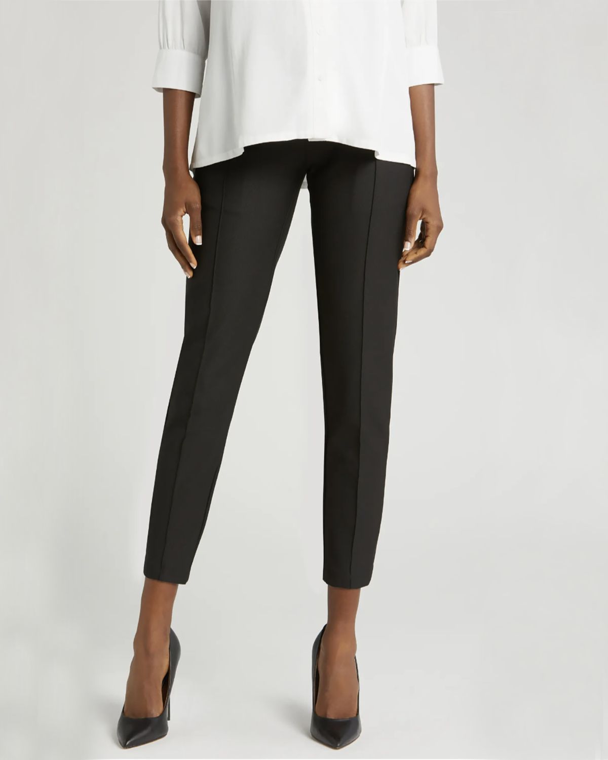 Black Maternity Dress Pants for Work