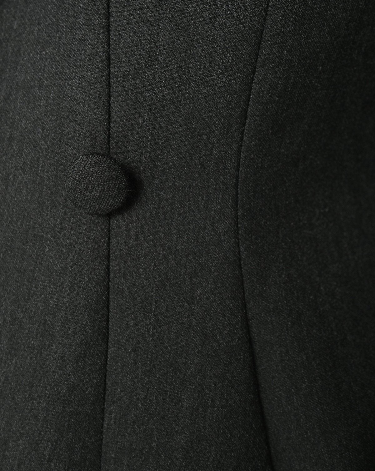 Charcoal gray maternity blazer suit jacket in luxury Italian stretch suiting fabric. Empire waist pant suit separates for your best pregnancy, breastfeeding, and postpartum fit. Petite and regular sizes. 38% sustainable recycled fibers. Also sold by Nordstrom, Bloomingdale's, and Macy's maternity. 