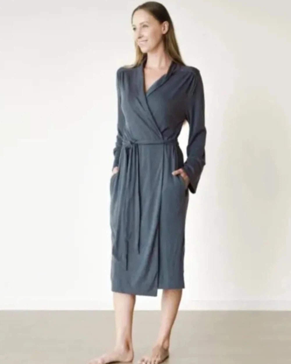 Luxurious maternity and nursing spa robe. Perfect gift for pregnant or breastfeeding mamas.